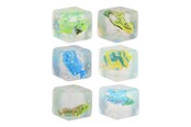 Legetøj - Johntoy Slow Rise Glitter Cube with Fish - 24625