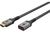 Skærmkabel - Pro HDMI Extension Cable - 2m - Grå - 4040849791062