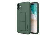 Mobil - Covers & Cases - Wozinsky Kickstand Case Silicone Case with Stand Case for Samsung Galaxy A72 4G Dark Green - 9145576226636