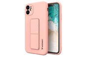 Mobil - Covers & Cases - Wozinsky Kickstand Case Silicone Case with Stand Samsung Galaxy A22 4G Case Pink - 9145576226872