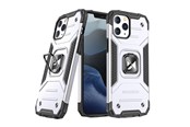 Mobil - Covers & Cases - Wozinsky Ring Armor Armored Hybrid Case Cover + Magnetic Holder iPhone 13 Silver - 9111201944749