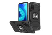 Mobil - Covers & Cases - Wozinsky Ring Armor Armored Hybrid Case Cover + Magnetic Holder Samsung Galaxy A03s Black - 9145576243251