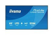 Digital skiltning & Hotel - iiyama ProLite LH6575UHS-B2AG 65" Class (64.5" viewable) LED-backlit LCD display - 4K - for digital signage - LH6575UHS-B2AG