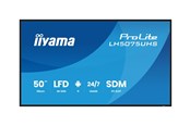 Digital skiltning & Hotel - iiyama ProLite LH5075UHS-B2AG 50" Class (49.5" viewable) LED-backlit LCD display - 4K - for digital signage - LH5075UHS-B2AG