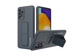 Mobil - Covers & Cases - Wozinsky Kickstand Case Silicone Case with Stand Samsung Galaxy A73 Case Navy Blue - 9145576247761