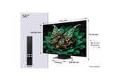 Fladskærms TV - TCL 50" Fladskærms TV LED 4K 50"" C7K – 4K QD Mini-LED Google TV - 50C7K
