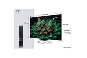 Fladskærms TV - TCL 55" Fladskærms TV LED 4K 55"" C7K – 4K QD Mini-LED Google TV - 55C7K