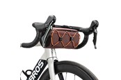 Cykeltilbehør - Rockbros 30110054003 Handlebar Bicycle Bag 2.2L - Brown - 30110054003