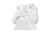 Spil tilbehør - Machenike G3 V2 Wireless Gaming Controller with Charging Station - White - Wireless Controller - G3 V2 Tri-mode Controller White(Set)