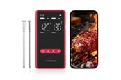 Andre køkkenapparater - Meatmeet X Pro Kitchen Thermometer with Bluetooth/WiFi App for Smoker Oven Grill - Black - Meatmeet X Pro