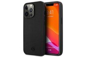 Mobil - Covers & Cases - Mercedes Leather Meshed Metal Logo Case for iPhone 13 Pro / iPhone 13 - Black - 3666339020910