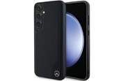 Mobil - Covers & Cases - Mercedes Leather Debossed Line MagSafe Case for Samsung Galaxy S24 - Black - 3666339240943