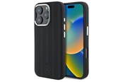 Mobil - Covers & Cases - Mercedes MEHMP16L23SUVSK iPhone 16 Pro 6.3" Black/Black Hardcase Silicone Vertical Tonal Stripes MagSafe - 3666339327064