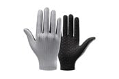Cykeltilbehør - Rockbros Breathable Full Finger Cycling Gloves Size: XL - Gray - 8386824304497
