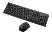 Tastatur - Sandberg Wireless Office DesktopSet - Tastatur & Mus sæt - ANSI - Sort - 631-23