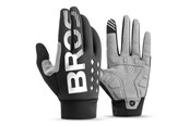 Cykeltilbehør - Rockbros cycling gloves insulated long size: M - black and gray - 8386824304527