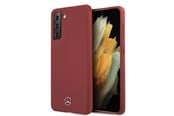 Mobil - Covers & Cases - Mercedes Silicone Line Case for Samsung Galaxy S21 - Red - 3700740497890