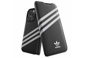 Mobil - Covers & Cases - Adidas OR Booklet Case PU for iPhone 14 Pro - Black and White - 8718846100205
