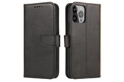 Mobil - Covers & Cases - Hurtel Magnet Case Cover for Oppo A17 Flip Cover Wallet Stand Black - 5907769351433