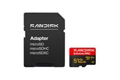 Hukommelseskort - SANDISK Extreme PRO microSD/SD - 250MB/s - 512GB - SDSQXCJ-512G-GS6MA