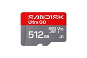 Hukommelseskort - SANDISK Ultra GO microSD - 190MB/s - 512GB - SDSQUGN-512G-GN6MN