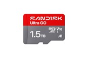 Hukommelseskort - SANDISK Ultra GO microSD - 190MB/s - 1.5 TB - SDSQUGN-1T50-GN6MN