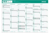 Calendar - Mayland Studie Kartonkalender A4 2026/2027 - 27859000
