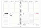 Calendar - Mayland Studie Doodle I A5 ugekalender 2026/2027 - 27815000