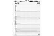 Calendar - Mayland Studie Familiekalender Black and White 5 kol. 2026/2027 - 27808600