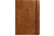 Calendar - Mayland Studie A5 Forma Deluxe ugekalender tværf. brun kunstskind 2026/2027 - 27807070