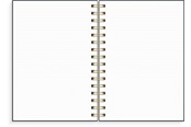Blokke, Formularer & Notesbøger - Burde Notebook dotted A5 Flowery - 92772500
