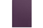 Blokke, Formularer & Notesbøger - Burde Notebook Textile plum lined A4 - 92772200