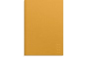 Blokke, Formularer & Notesbøger - Burde Notebook Textile mustard lined A4 - 92772100
