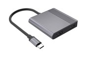 USB hub - Gembird 3-Port USB-C USB hub - USB 3.2 - 3 ports - Grå - A-CM-COMBO3-04