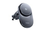 Mobil - Adaptere & Opladere - Baseus PrimeTrip VC2 Pro Magnetic Holder with Qi2.2 Charger and Air Vent Fan - Black - C0013N00