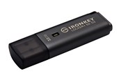 USB Stick - Kingston IronKey Locker+ 50 G2 - Sort - 32GB - USB Stick - IKLP50G2/32GB