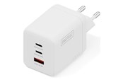 Mobil - Adaptere & Opladere - DIGITUS power adapter - GaN - 2 x USB-C USB - 100 Watt - DA-10304