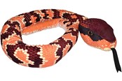 Plys - Wild Republic Plush Toy Snakes 137 cm Eastern Cottonmouth - 23529