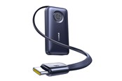 Powerbank - Baseus EnerCore CR11 10000mAh 45W Power Bank with Retractable USB-C Cable - Black Powerbank - Sort - 10000 mAh - E0027G01