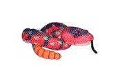 Plys - Wild Republic Plush Toy Snakes 137 cm Red Green - 23527