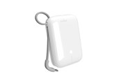 Powerbank - Puro Power Link 10 Plus 10000 mAh powerbank with built-in USB-C cable – white Powerbank - Hvid - 10000 mAh - PUFCBB100C2USBCWHI