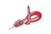 Plys - Wild Republic Plush Toy Snakes 137 cm Red Scales - 22188