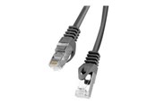Netværkskabel - Lanberg patch cable - 1 m - black RAL 9004 - Sort - 1m - PCF6-10CC-0100-BK