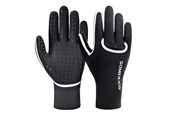 Cykeltilbehør - Rockbros full waterproof cycling gloves size: S/M - black - 8386824304770