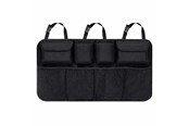 Biltilbehør - Wozinsky Large Car Organizer for Back Seat Backrest and Trunk - Black - 5907769385162