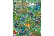 Puslespil - Larsen Puzzles Puzzle African Rainforest - 32 pieces Maxi (36.5x28.5 cm) Floor - FH41