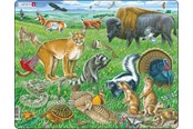 Puslespil - Larsen Puzzles Puzzle American prairie - 53 pieces Maxi (36.5x28.5 cm) Floor - FH40