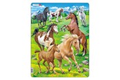 Puslespil - Larsen Puzzles Puzzle Horses - 65 pieces Maxi (36.5x28.5 cm) Floor - FH38