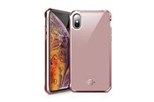 Mobil - Covers & Cases - ITSKINS HYBRID GLASS cover for iPhone XS Max®. Rose - APXP-IRIDM-ROSE