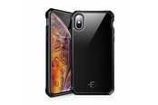 Mobil - Covers & Cases - ITSKINS HYBRID GLASS cover for iPhone XS Max®. Black - APXP-IRIDM-BLCK
